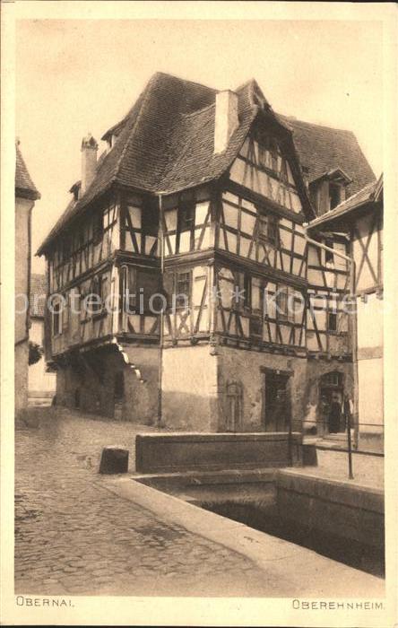 Obernai Bas Rhin Fachwerkhaus