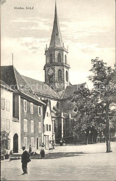 Sulz Elsass Kirche Eglise