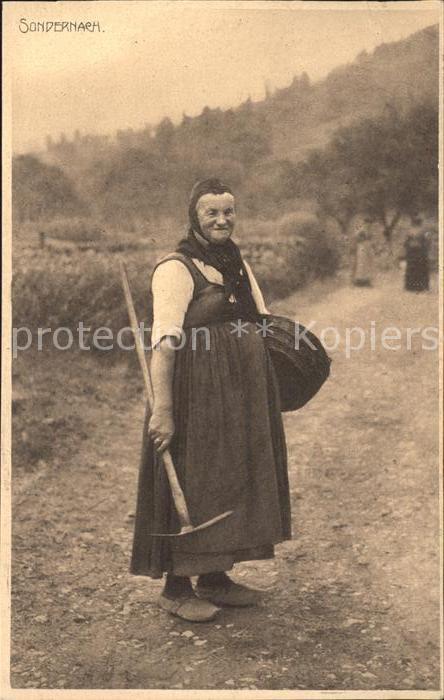 Sondernach Haut-Rhin Bauersfrau