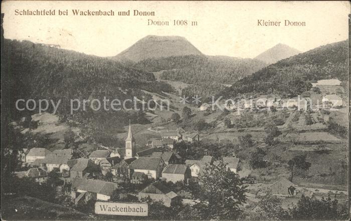 Wackenbach Panorama Schlachtfeld Donon