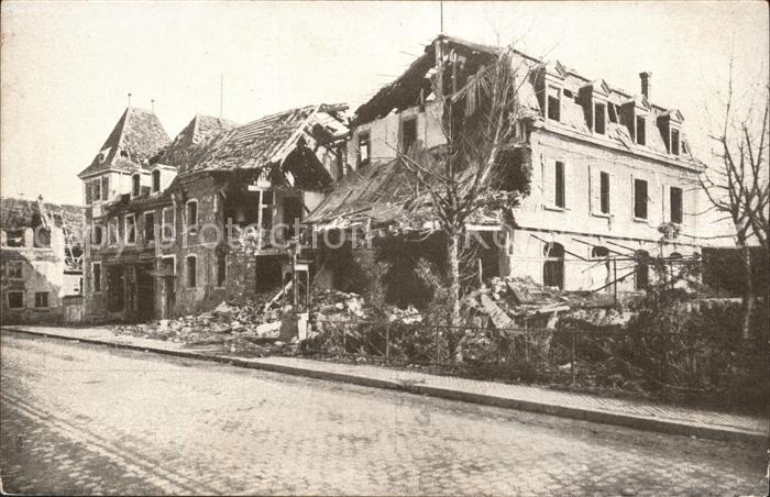 Cernay Elsass Le Wintergarten Ruines Grande Guerre 1. Weltkrieg