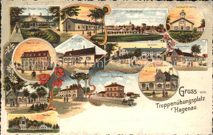 Hagenau Elsass Truppenuebungsplatz