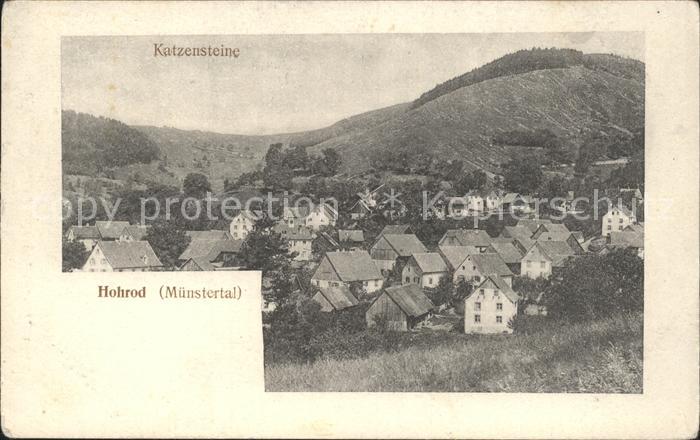 Hohrod Haut Rhin Alsace Panorama Muenstertal Katzensteine