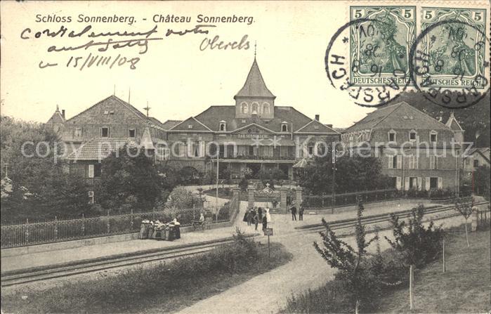 Carspach Schloss Sonnenberg Chateau Eisenbahn St