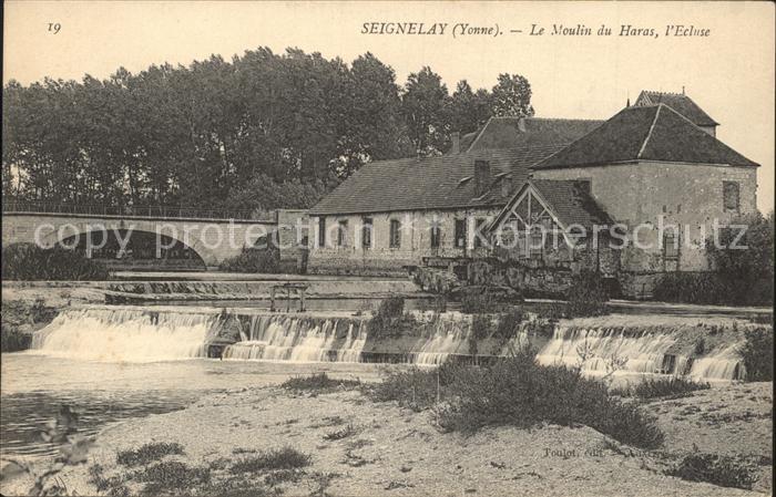 Seignelay Moulin du Haras Ecluse