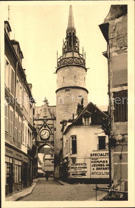 Auxerre Tour de l Horloge 15e siecle