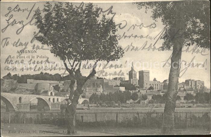 Avignon Vaucluse Pont et le Palais