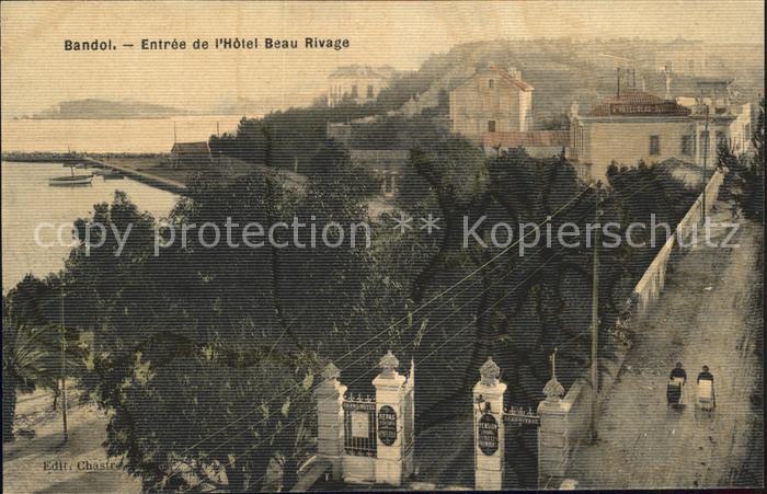 Bandol Entree Hotel Beau Rivage