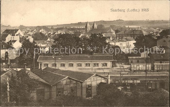 Saarburg Lothringen Teilansicht Bahnhof