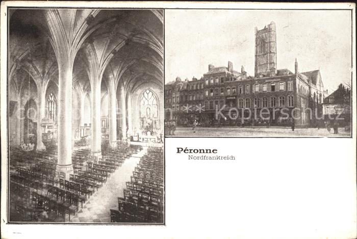 Peronne 80 Somme Kirche Inneres