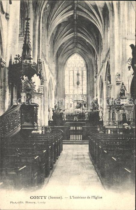 Conty Interieur de l'Eglise