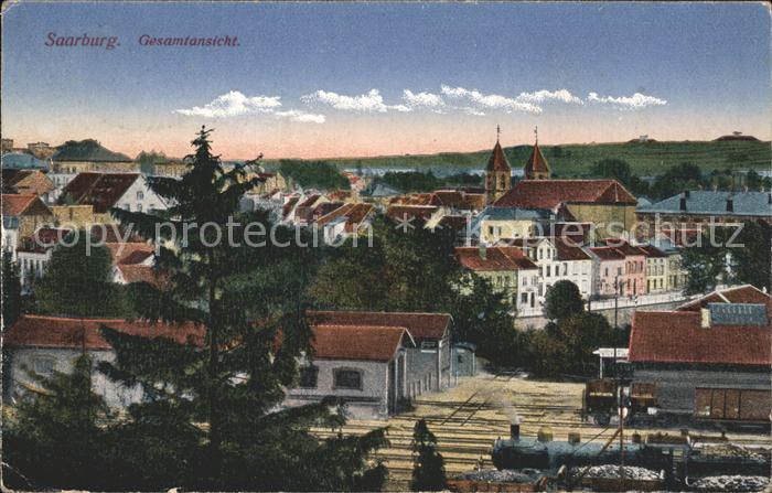 Saarburg Lothringen Gesamtansicht