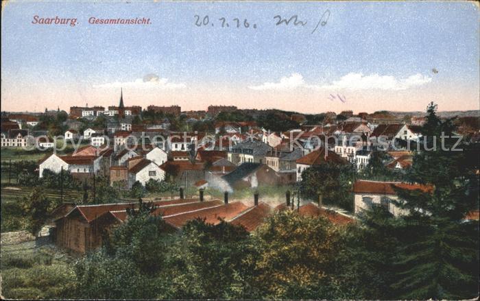Saarburg Lothringen Gesamtansicht