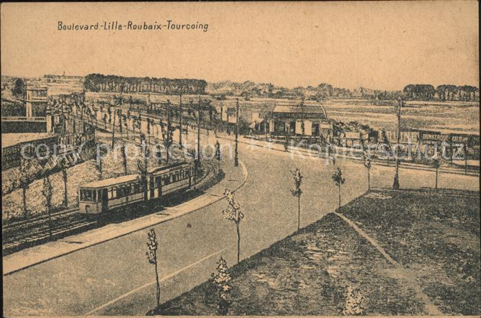 Lille Nord Boulevard Lille Roubaix Tourcoing Tram