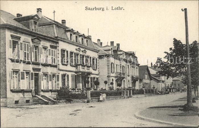 Saarburg Lothringen Strassenpartie