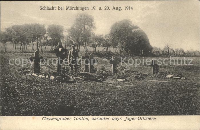 Moerchingen Schlacht August 1914 Graeber 1. Weltkrieg