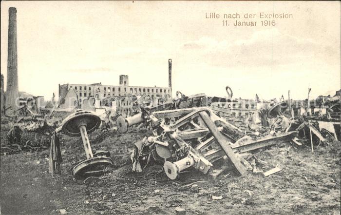 Lille Nord nach Explosion Januar 1916