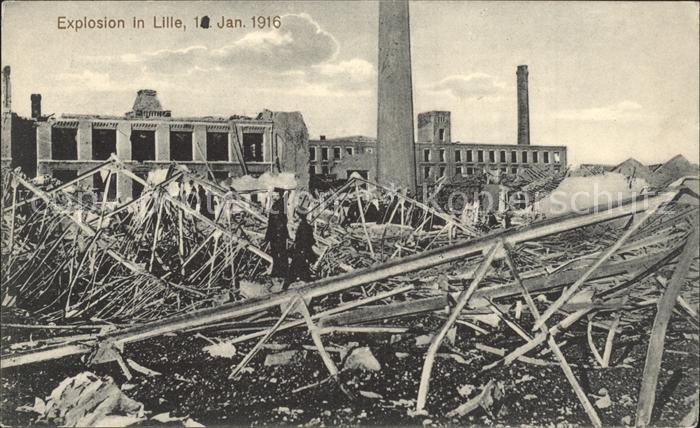 Lille Nord nach Explosion Januar 1916