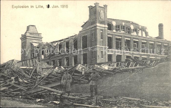 Lille Nord nach Explosion Januar 1916