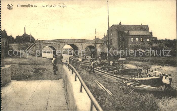 Armentieres Pont de Nieppe Bateau
