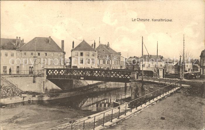 Le Chesne Ardennes Kanalbruecke
