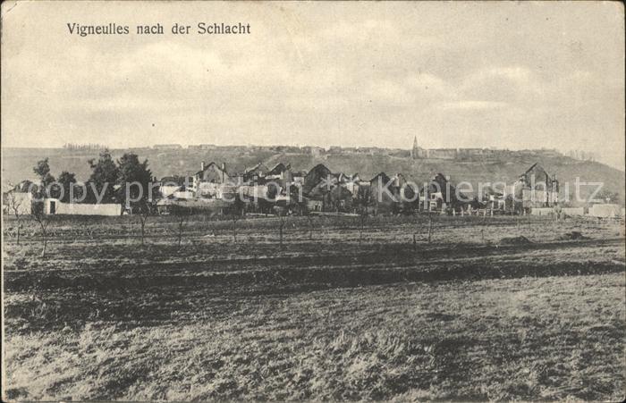 Vigneulles nach der Schlacht 1. Weltkrieg