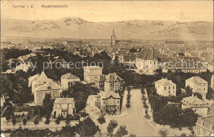 Colmar Haut Rhin Elsass Gesamtansicht Vogesen