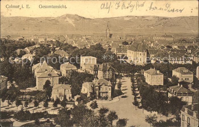 Colmar Haut Rhin Elsass Gesamtansicht Vogesen