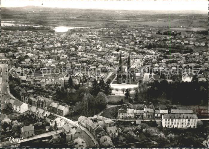 Le Creusot Saone-et-Loire Quartier St Henri Eglise vue aerienne