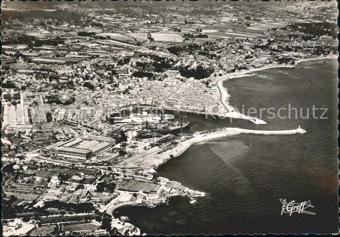 La Ciotat Ensemble du Port et de la Ville vue aerienne