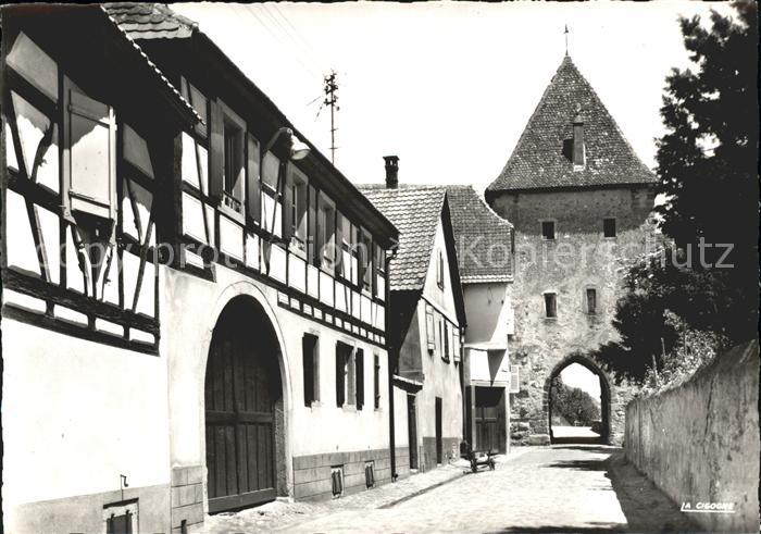 Turckheim Haut Rhin Porte du Brand Rue des Vignerons
