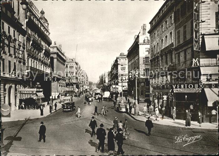 Marseille Bouches-du-Rhone La Canebiere