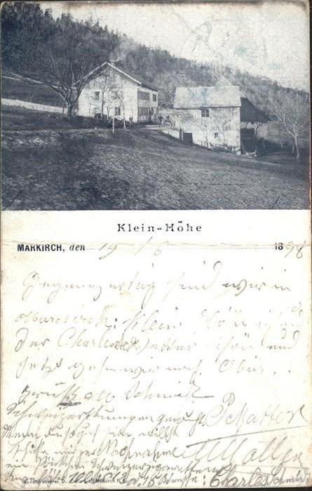 Markirch Klein Hoehe Deutsche Reichspost