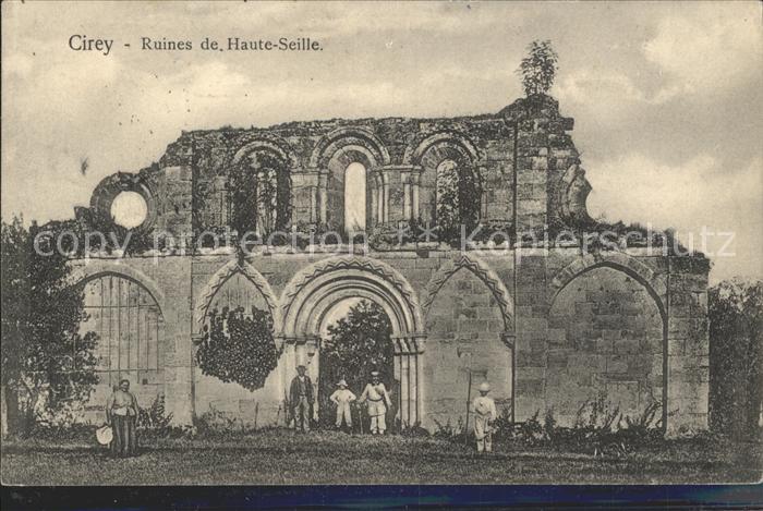 Cirey-sur-Vezouze Ruines de Haute Seille Abbaye Grande Gu