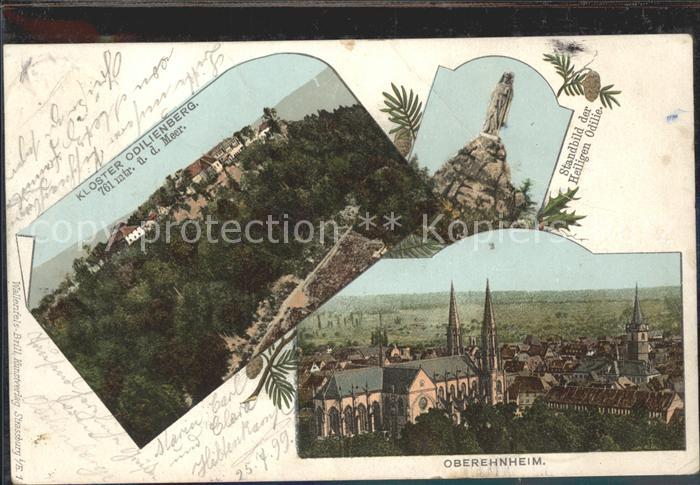 Oberehnheim Kloster Odilienberg Standbild Heilige Odilie