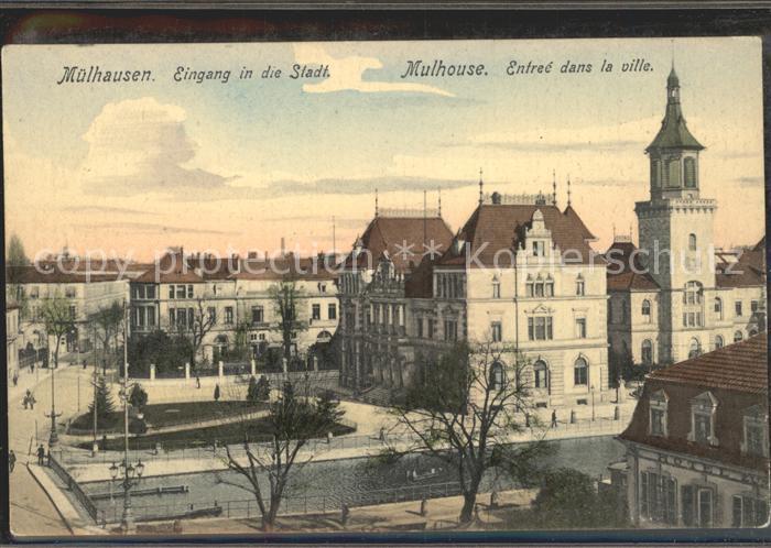 Mulhouse Muehlhausen Entree dans la ville
