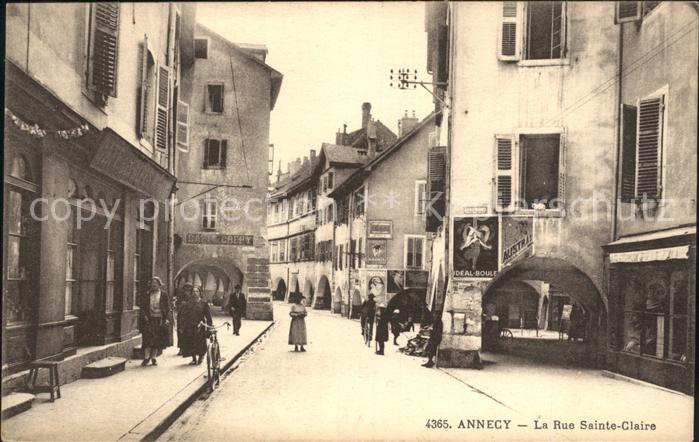 Annecy Haute-Savoie Rue Sainte Claire
