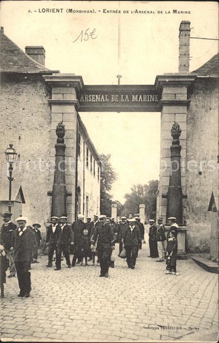 Lorient Morbihan Bretagne Entree de l'Arsenal de la Marine
