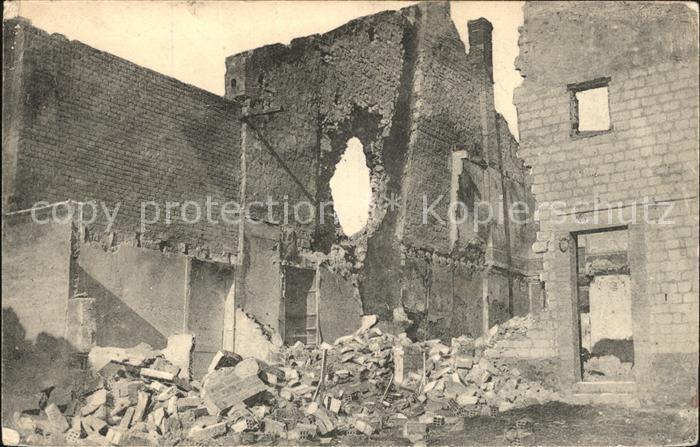 Witry-les-Reims Ruinen 1. Weltkrieg Grande Guerre