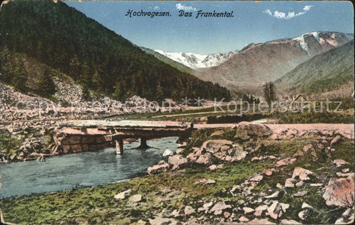 Vogesen Vosges Region Panorama Frankental Hochvogesen