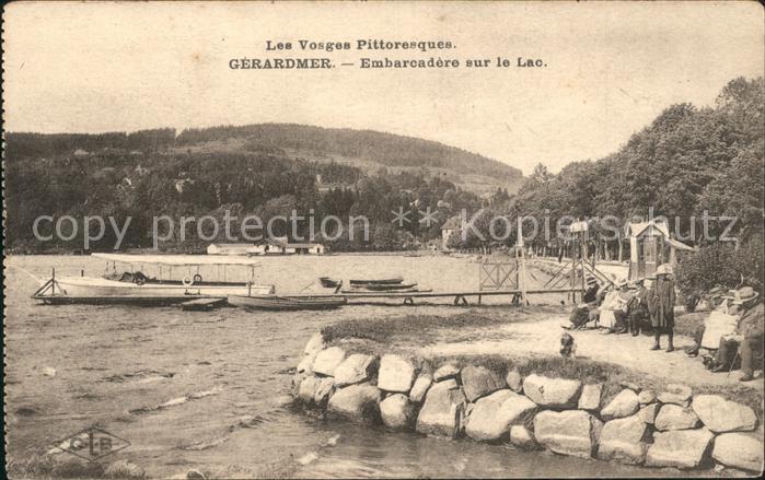 Gerardmer Vosges Embarcadere sur le Lac