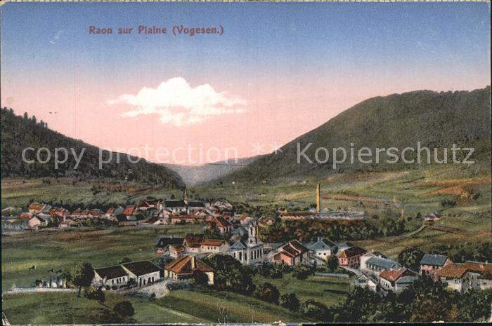 Raon-sur-Plaine Panorama Vogesen