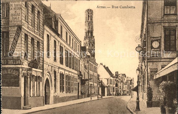 Arras Pas-de-Calais Rue Cambetta Eglise