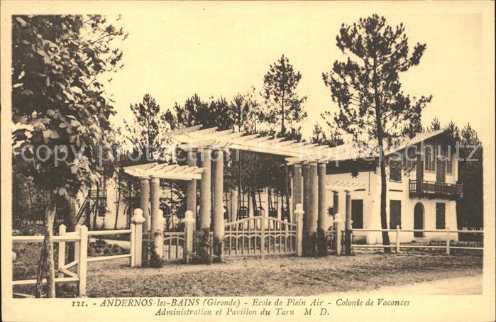 Andernos-les-Bains Ecole de Plein Air Colonie de Vacances