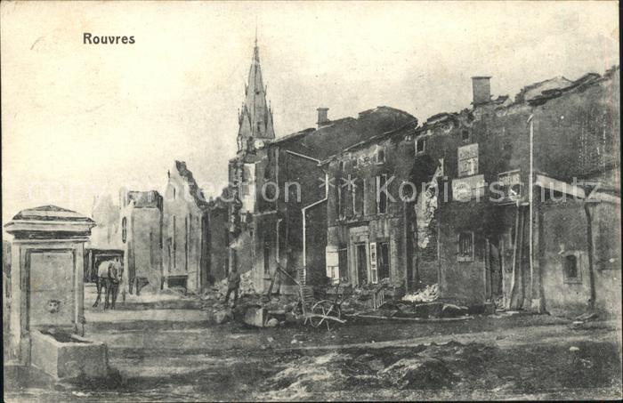 Rouvres-en-Woevre Ruines Grande Guerre 1. Weltkrieg
