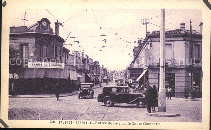 Talence Entree de la ville Cours Gambetta