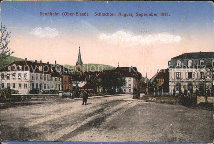 Sennheim Schlachten August September 1914 1. Wel