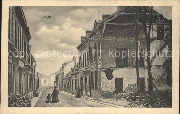 Lievin Ruines Grande Guerre 1. Weltkrieg