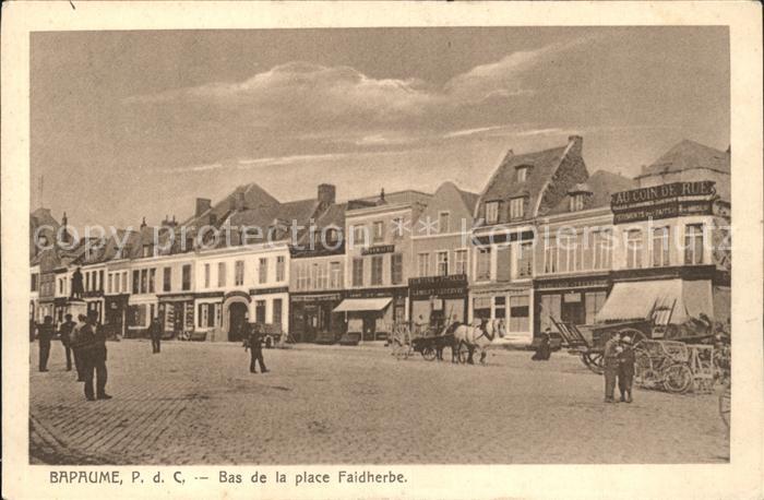 Bapaume Bas de la Place Faidherbe