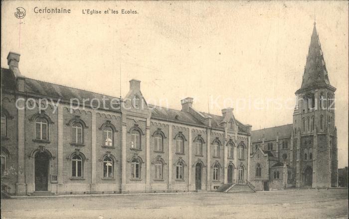Cerfontaine Nord Eglise et les Ecoles